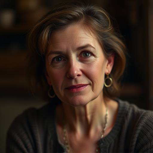 Portrait d'Am√©lie Dubois, professeur de th√©√¢tre